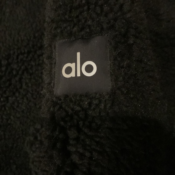 ALO YOGA STREETSIDE SHERPA HALF ZIP PULLOVER - Picture 3 of 5